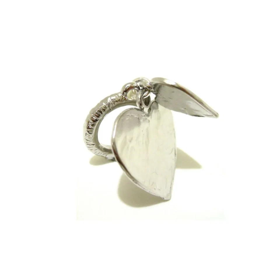 Anelli*Spadarella Gioielli Anello cuori martellati - PSAN72