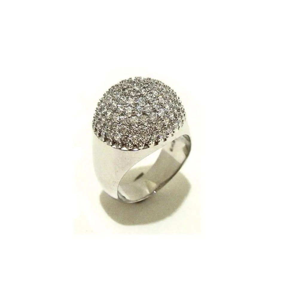Anelli*Spadarella Gioielli Anello cupola zirconi - AN419