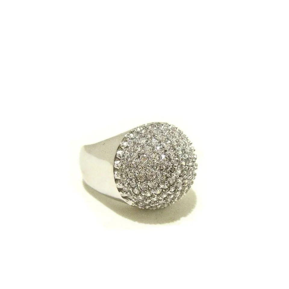 Anelli*Spadarella Gioielli Anello cupola zirconi - AN419