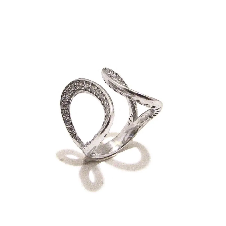 Anelli*Spadarella Gioielli Anello design zirconi - AN647