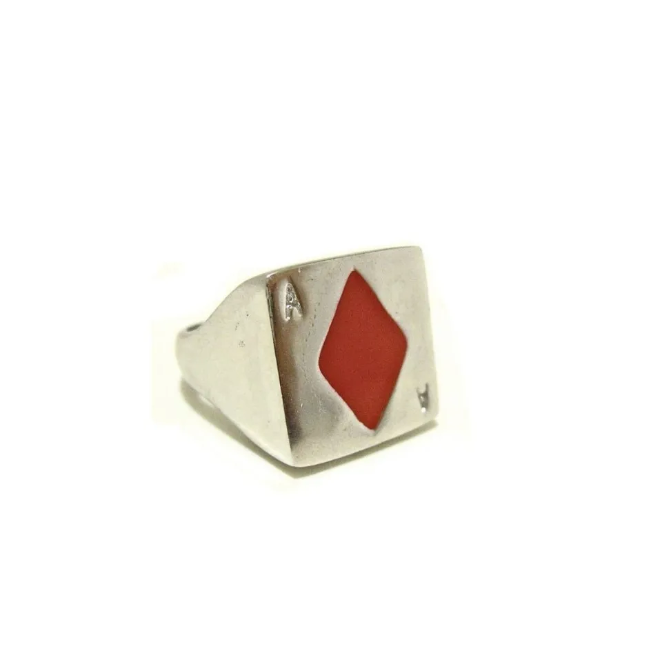 Anelli*Spadarella Gioielli Anello Jocker Quadri - AN403