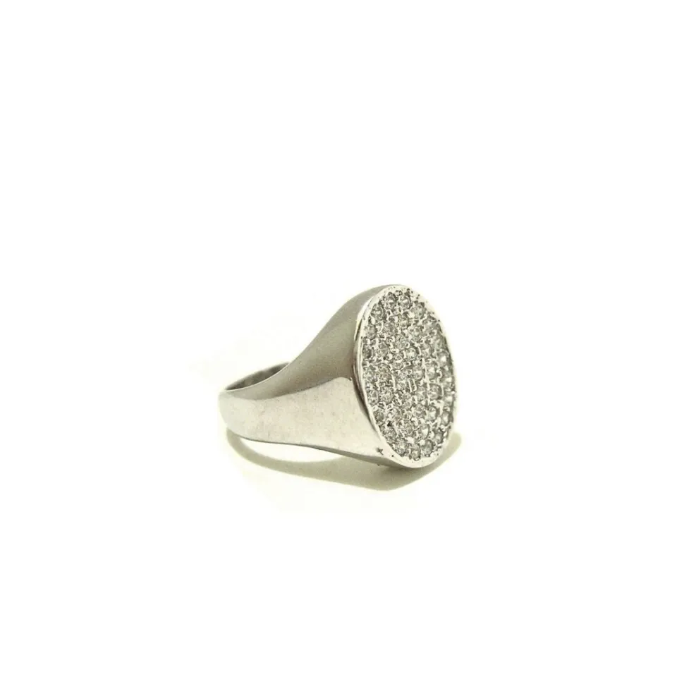 Anelli*Spadarella Gioielli Anello ovale zirconi - AN399