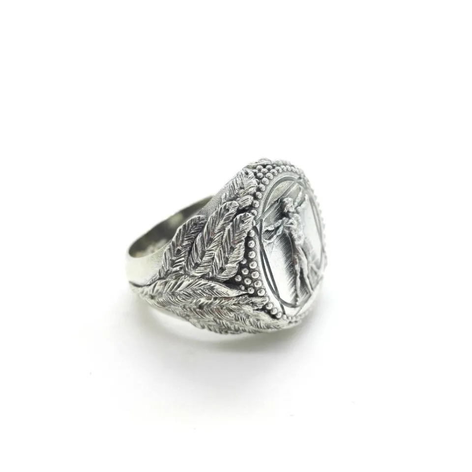 Anelli*Spadarella Gioielli Anello Uomo vitruviano - AN739