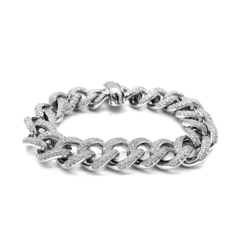 Bracciali*Spadarella Gioielli Bracciale catena zirconi - BR499