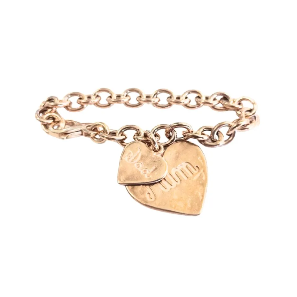 Bracciali*Spadarella Gioielli Bracciale cuori Mum & Dad - PSBR63