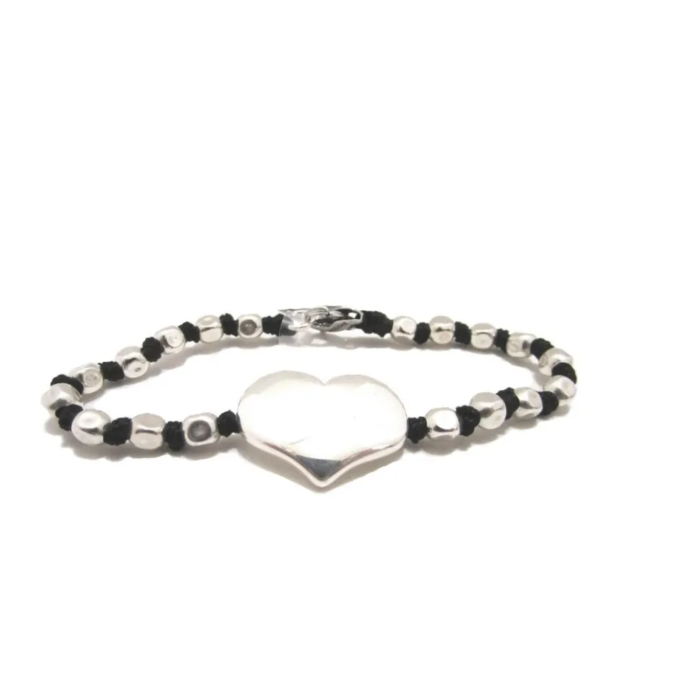 Bracciali | Bracciali Spadini*Spadarella Gioielli Bracciale spadino cuore e pepite - SPBR376