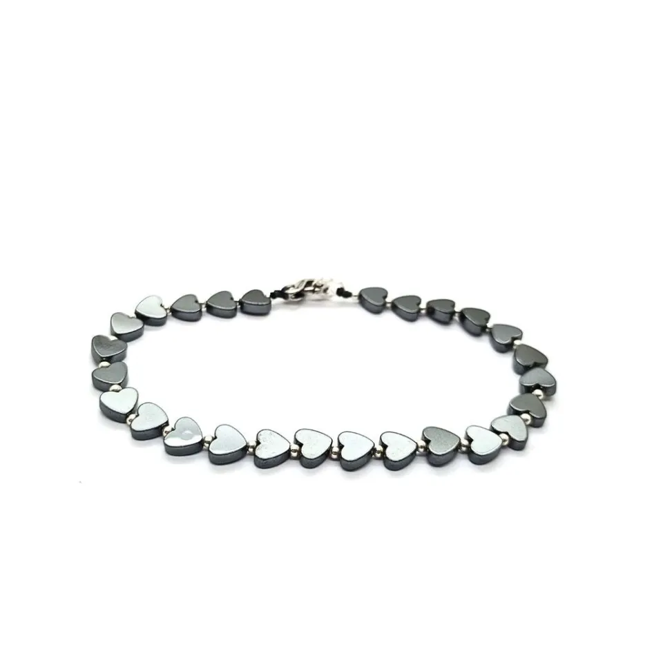 Bracciali | Bracciali Spadini*Spadarella Gioielli Bracciale spadino cuori ematite - SPBR245