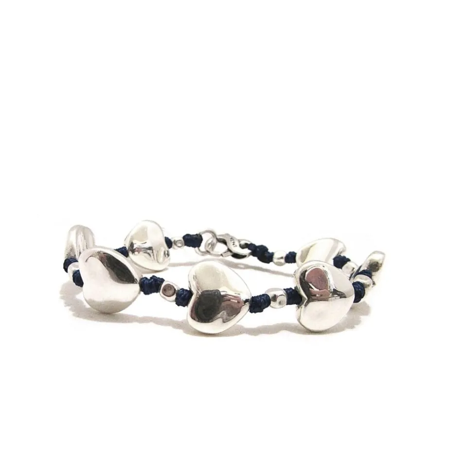 Bracciali | Bracciali Spadini*Spadarella Gioielli Bracciale spadino cuori e pepite - SPBR370