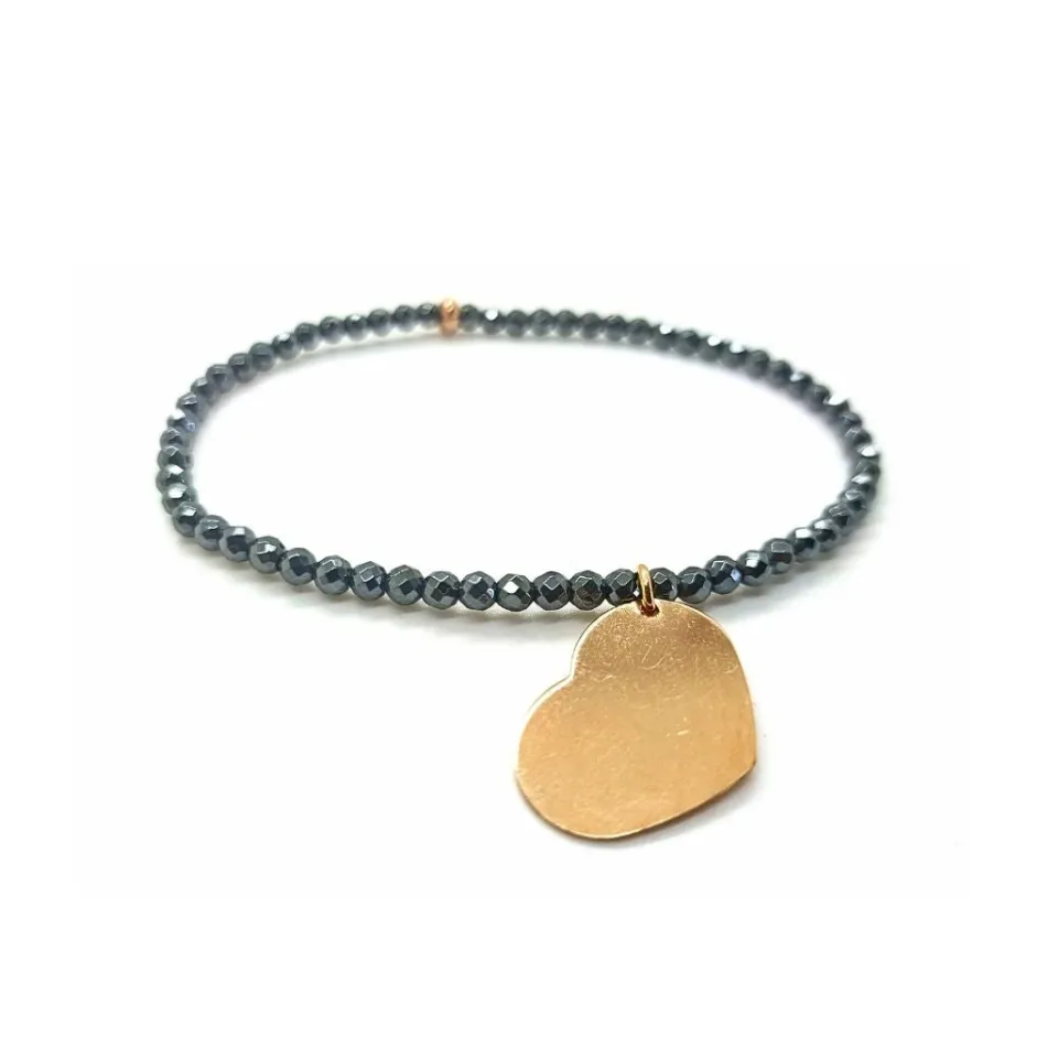 Bracciali | Bracciali Spadini*Spadarella Gioielli Bracciale spadino elastico cuore - SPBR128