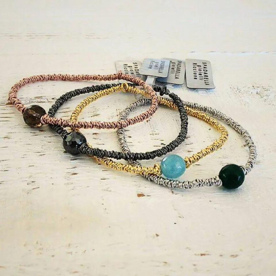 Bracciali | Bracciali Spadini*Spadarella Gioielli Bracciale spadino elastico con pietra - SPBR428
