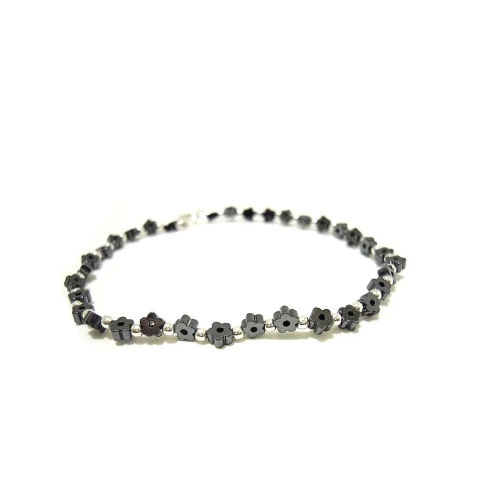 Bracciali | Bracciali Spadini*Spadarella Gioielli Bracciale spadino fiori ematite - SPBR265