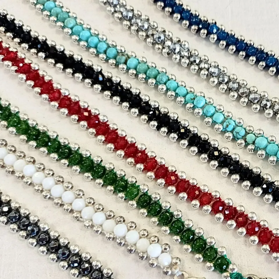 bracciale_spadino_intrecc_1-1.webp Bracciali | Bracciali Spadini*Spadarella Gioielli Bracciale spadino intrecciato con pietre - SPBR067