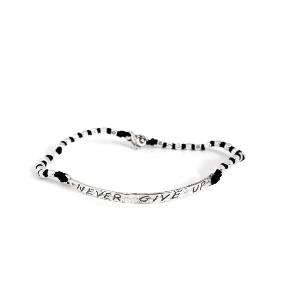 Bracciali | Bracciali Spadini*Spadarella Gioielli Bracciale spadino Never give up - SPBR466