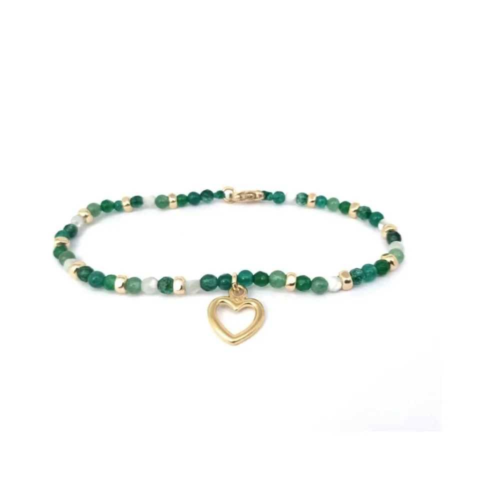Bracciali | Bracciali Spadini*Spadarella Gioielli Bracciale spadino pietre con cuore - SPBR601