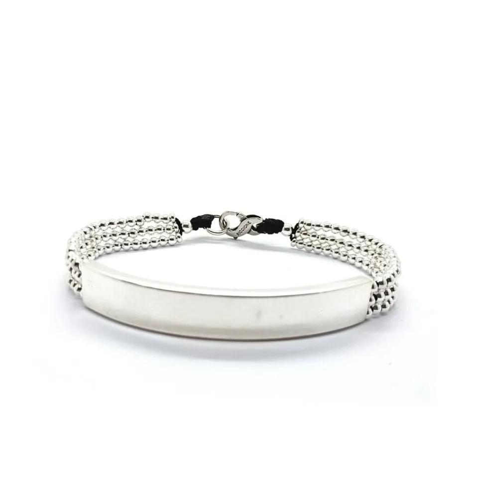 Bracciali | Bracciali Spadini*Spadarella Gioielli Bracciale spadino targhetta - SPBR596