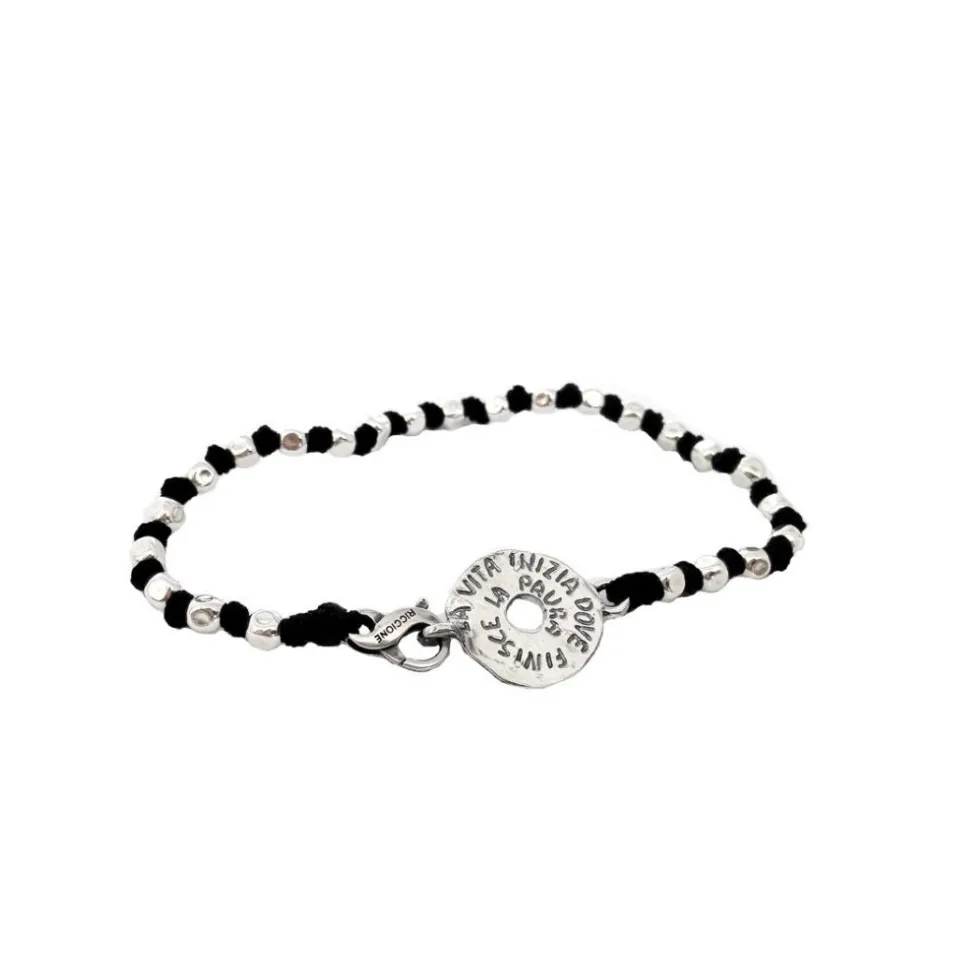 Bracciali | Bracciali Spadini*Spadarella Gioielli Bracciale spadino targhetta Osho - SPBR452