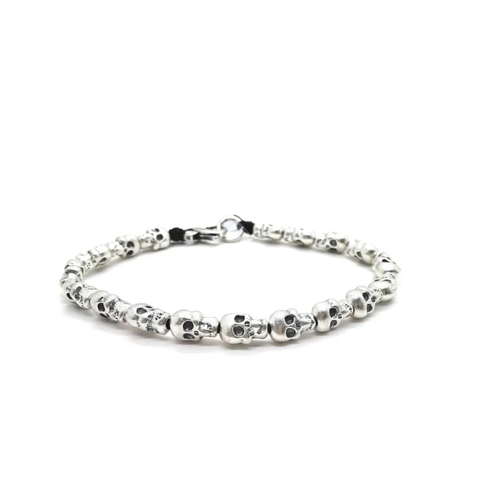 Bracciali | Bracciali Spadini*Spadarella Gioielli Bracciale Spadino teschi - SPBR498