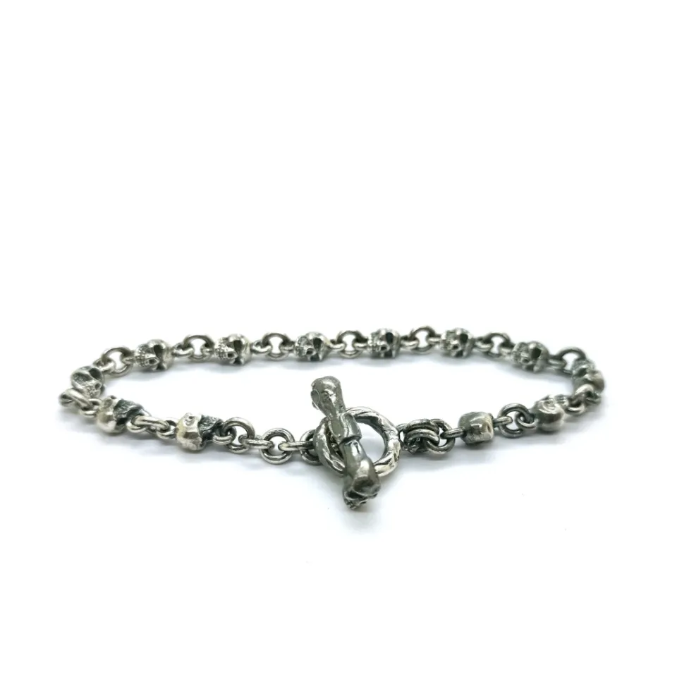 Bracciali*Spadarella Gioielli Bracciale teschietti -PSBR224