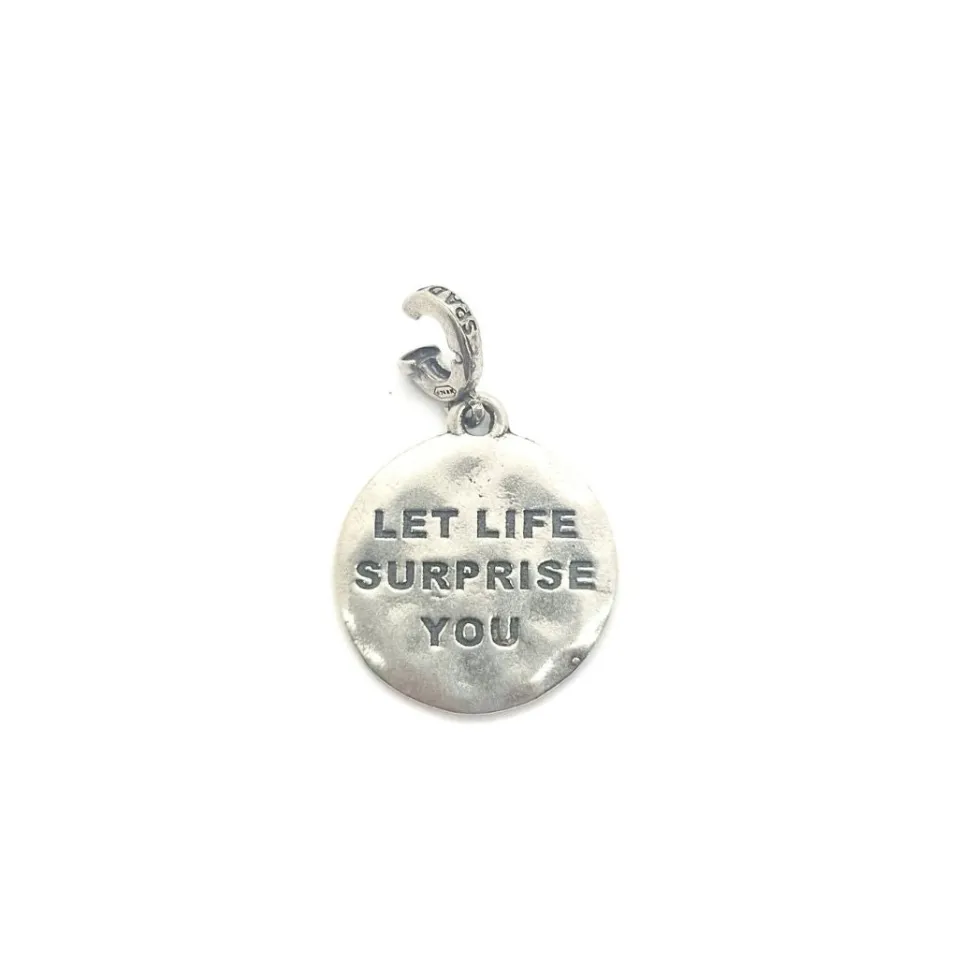 Charms Irene Collection*Spadarella Gioielli Charm targhetta Let life... - CIC7