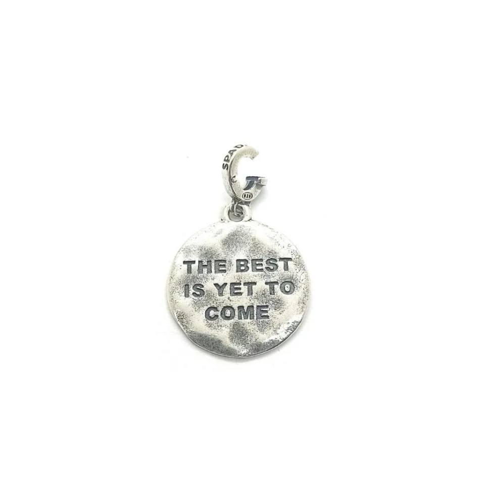 Charms Irene Collection*Spadarella Gioielli Charm targhetta Te best is yet... - CIC15