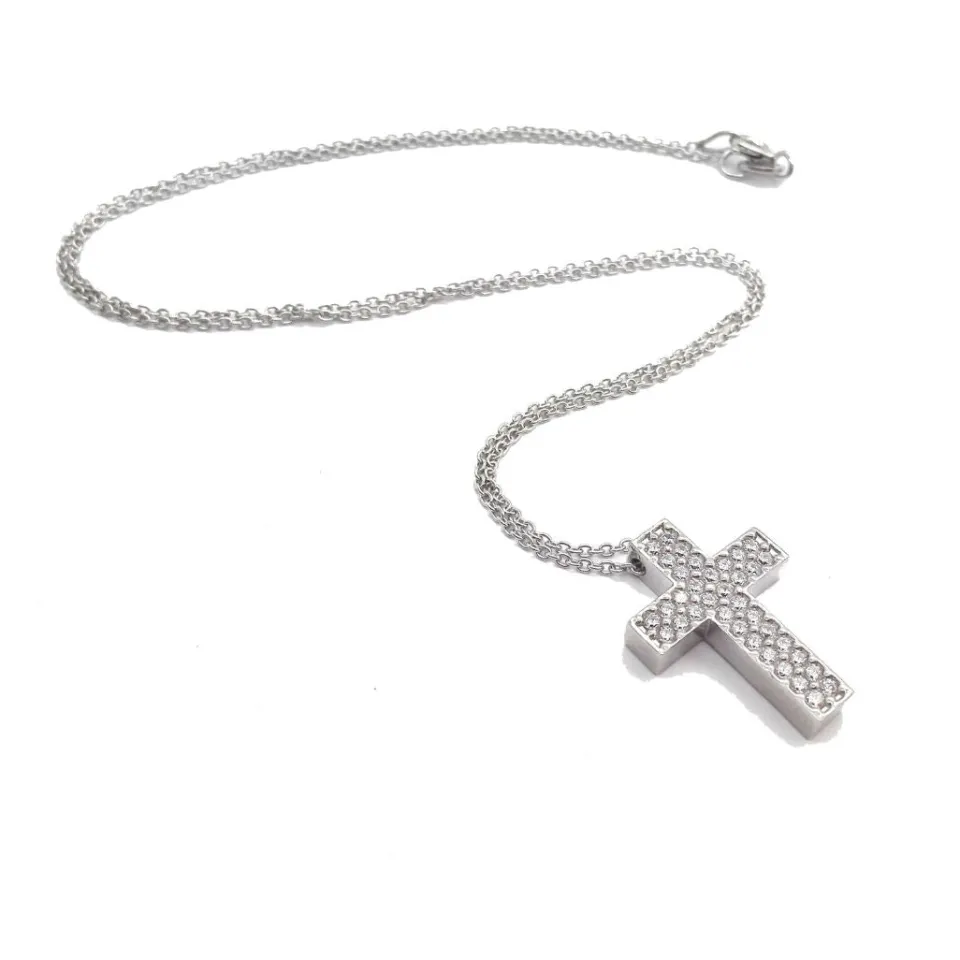 collana_croce_zirconi__cl_2.webp Collane*Spadarella Gioielli Collana croce zirconi - CL693