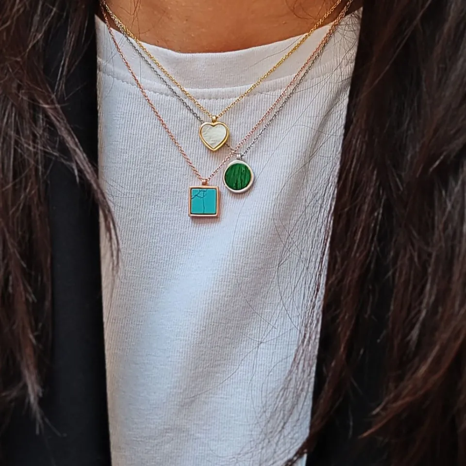 Collane*Spadarella Gioielli Collana Rainbow cuore - CL723