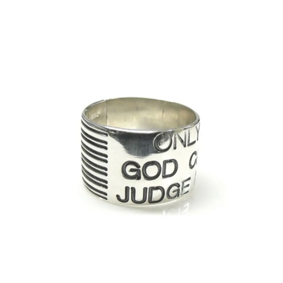 Anelli*Spadarella Gioielli Fascia Only God can Judge me - AN434