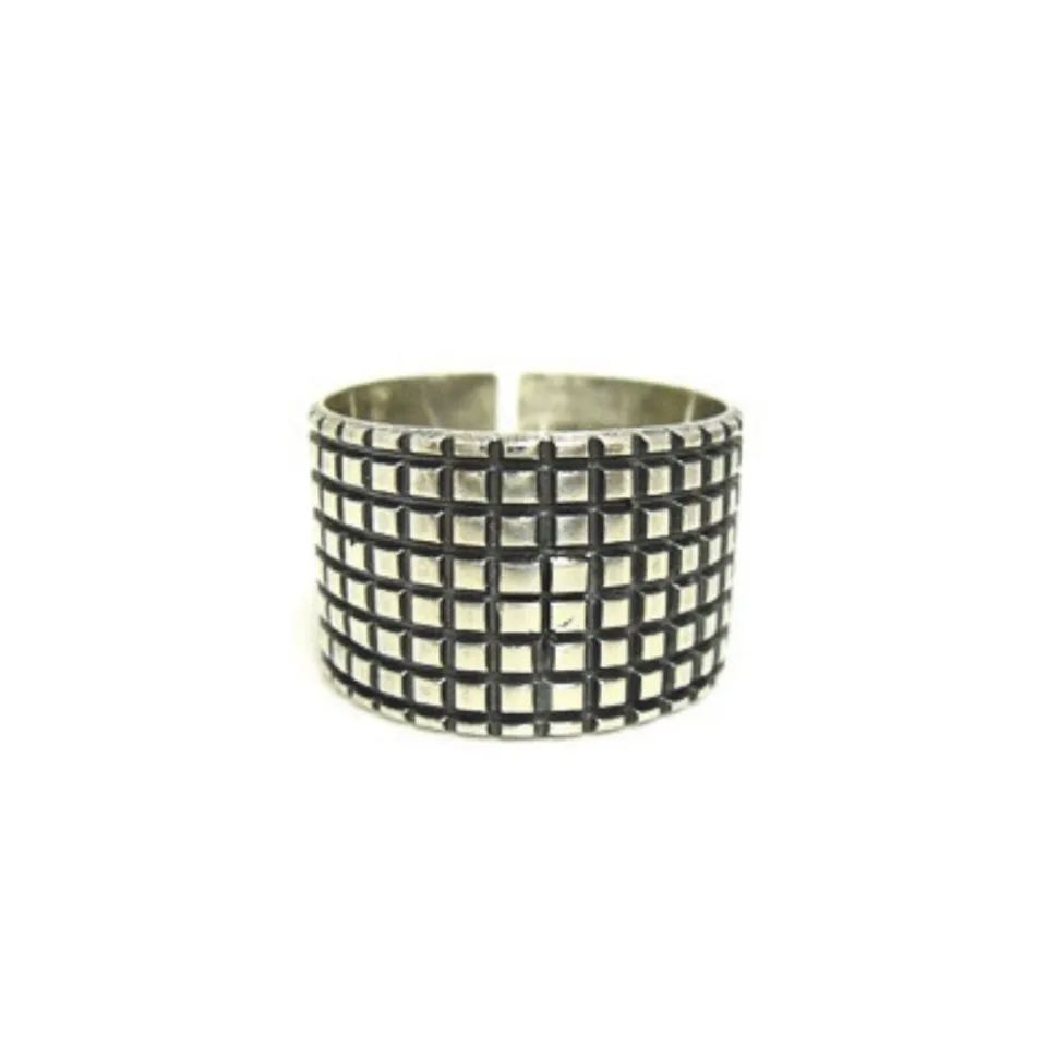 Anelli*Spadarella Gioielli Fascia scacchi - AN431