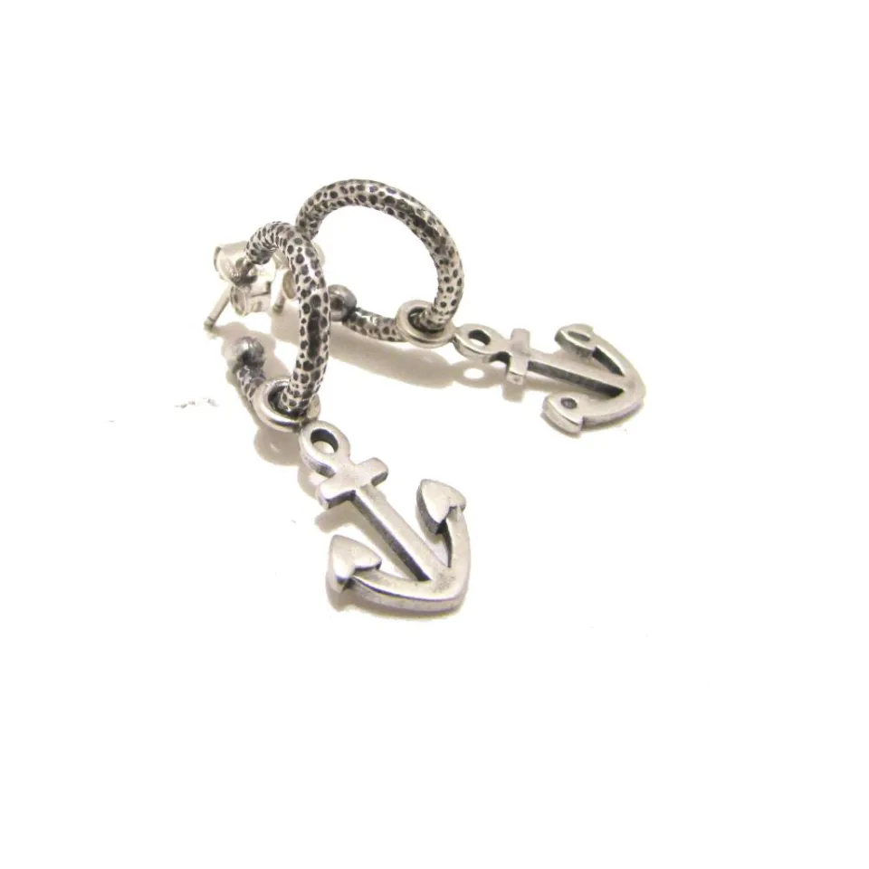 Bracciali | Orecchini*Spadarella Gioielli Orecchini a cerchio ancora - OR743