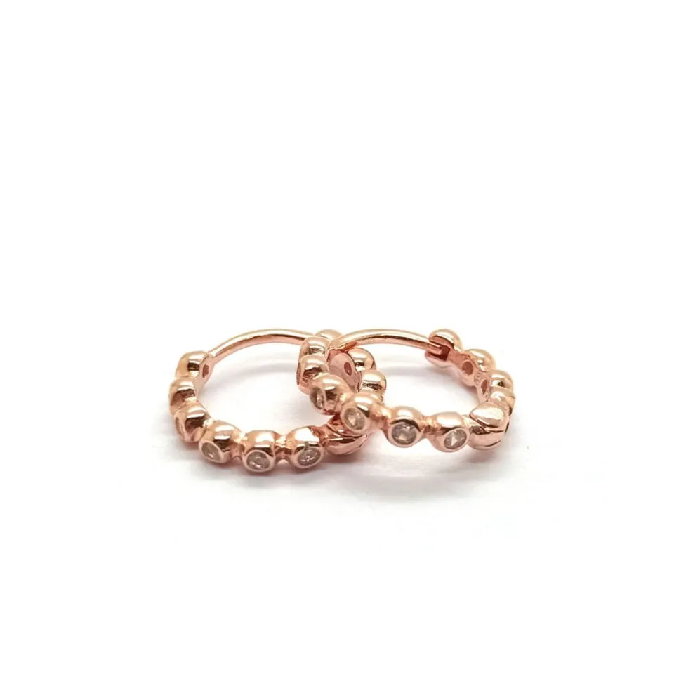 Bracciali | Orecchini*Spadarella Gioielli Orecchini a cerchio con zirconi - OR835