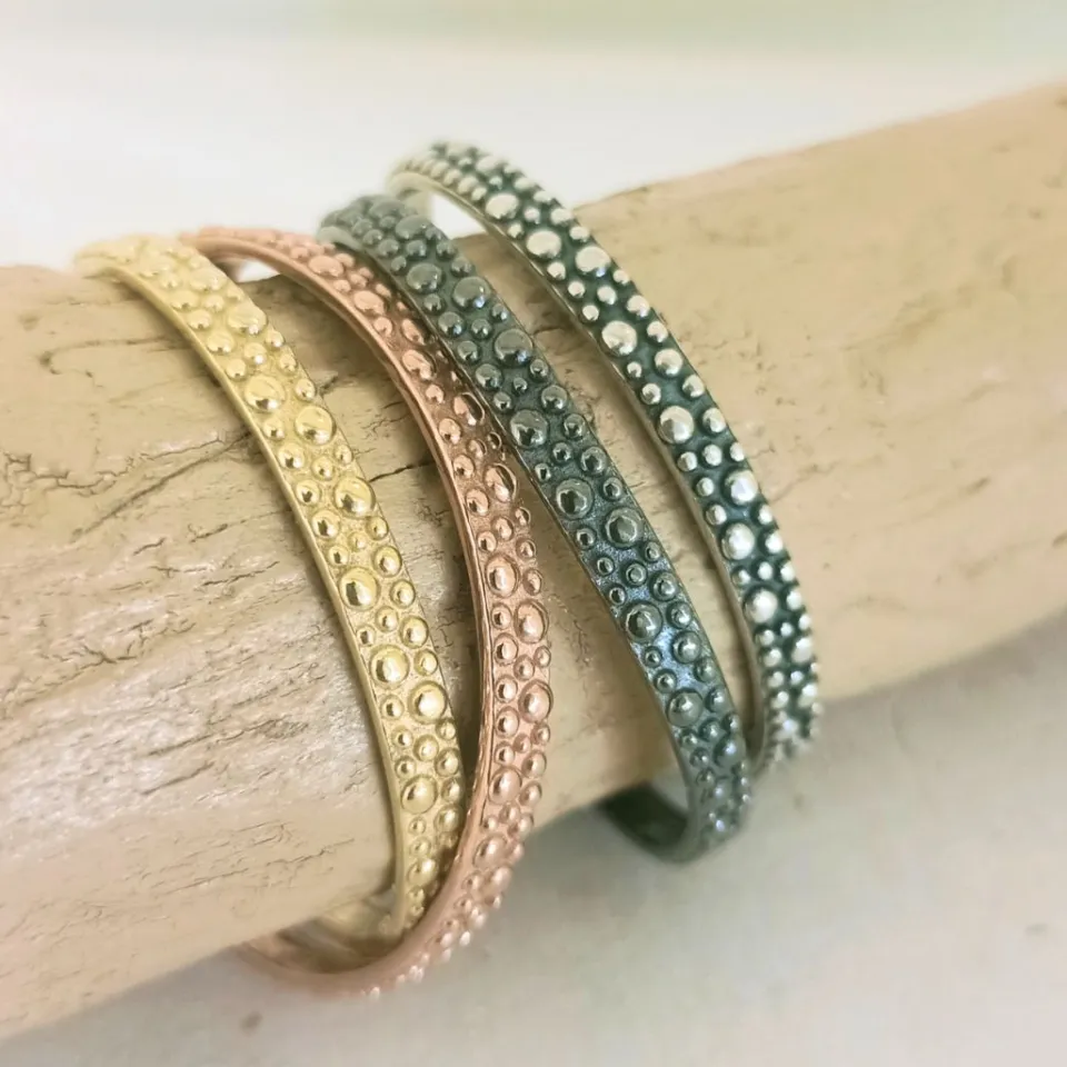 Bracciali | Orecchini*Spadarella Gioielli Orecchini a cerchio martellato - OR785