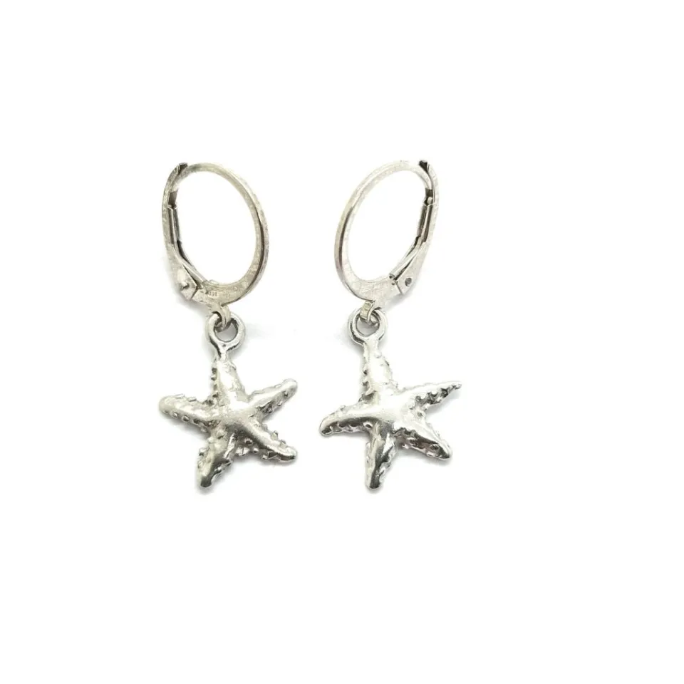 Bracciali | Orecchini*Spadarella Gioielli Orecchini a cerchio stella marina - OR823