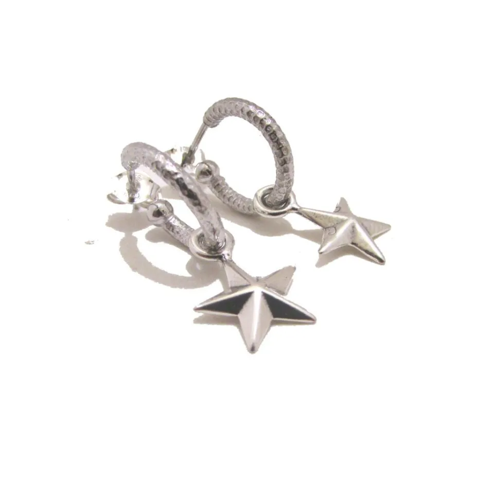 Bracciali | Orecchini*Spadarella Gioielli Orecchini a cerchio stella - OR735