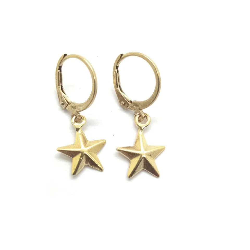 Bracciali | Orecchini*Spadarella Gioielli Orecchini a cerchio stella - OR824