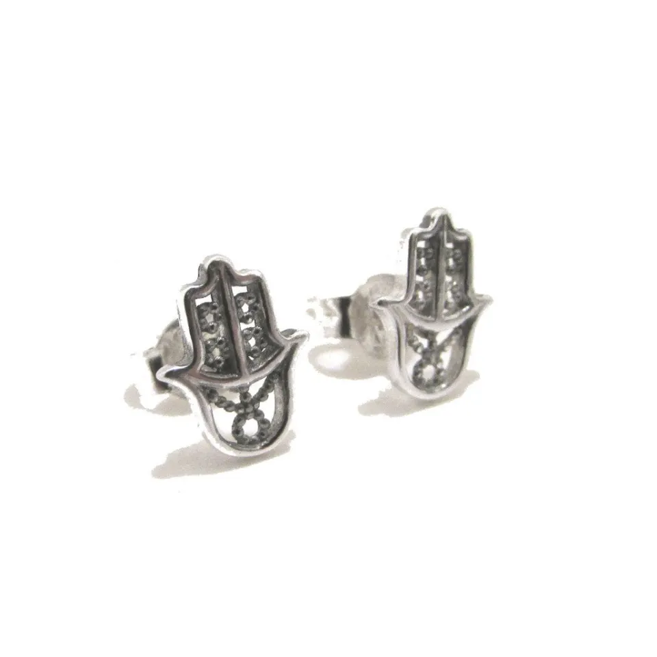 Bracciali | Orecchini*Spadarella Gioielli Orecchini a lobo mano di fatima - OR732