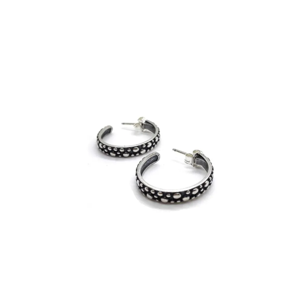 Bracciali | Orecchini*Spadarella Gioielli Orecchini cerchietto martellato - Or791