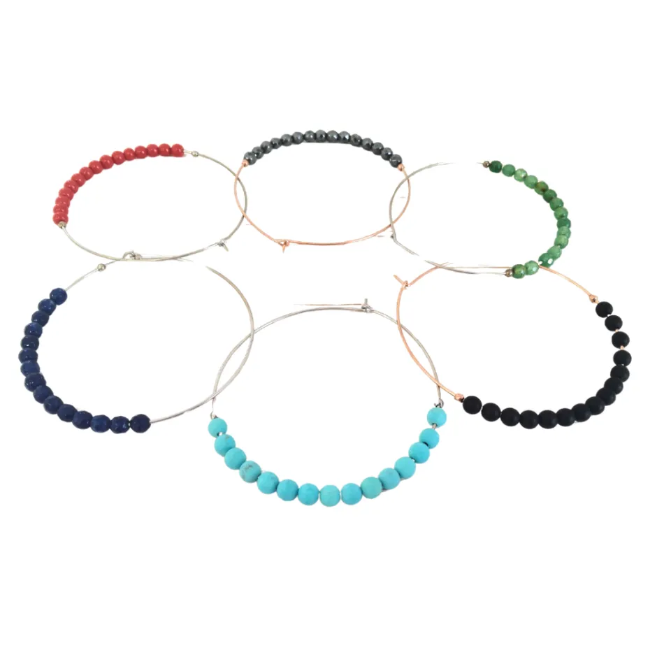 Bracciali | Orecchini*Spadarella Gioielli Orecchini cerchio pietrine - OR801