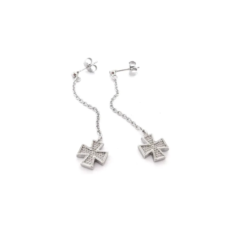 Bracciali | Orecchini*Spadarella Gioielli Orecchini pendenti croce - OR811