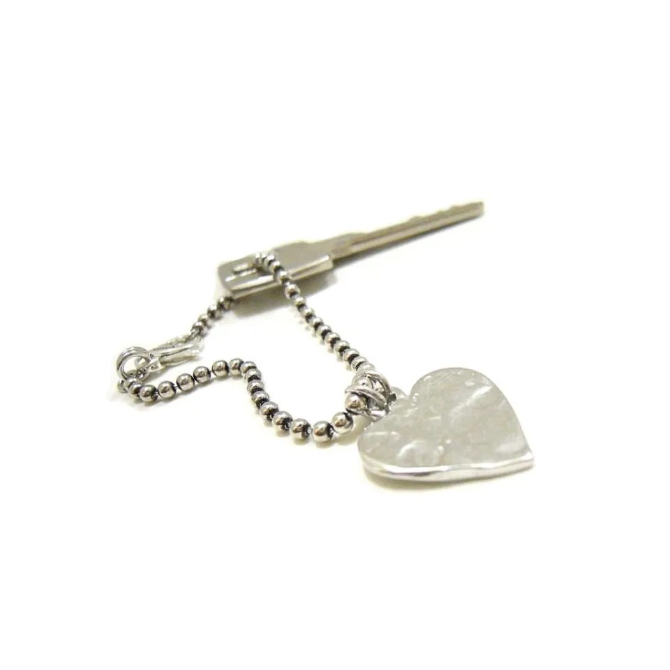 Accessori*Spadarella Gioielli Portachiavi Cuore martellato - PC4